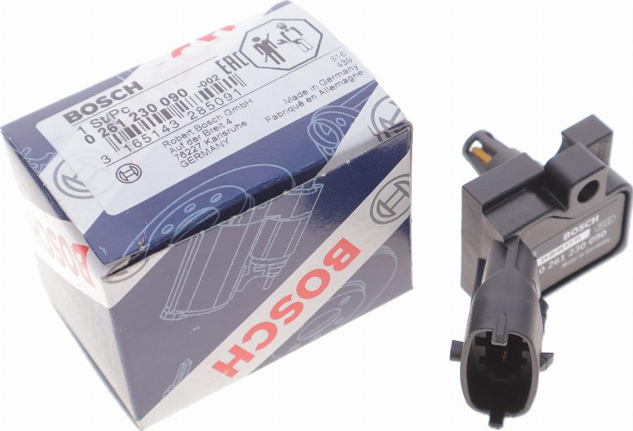 BOSCH 0 261 230 090 - Senzor,temperatura aer admisie aaoparts.ro