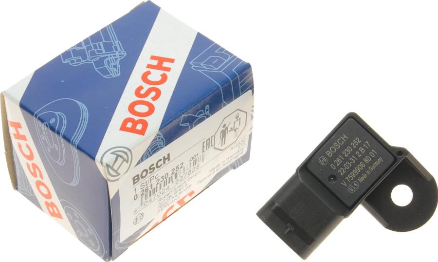 BOSCH 0 261 230 252 - Senzor,presiune supraalimentare aaoparts.ro