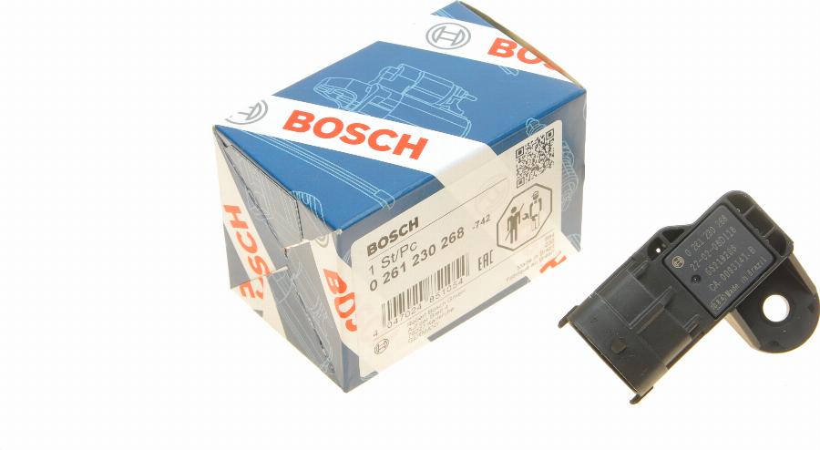 BOSCH 0 261 230 268 - Senzor, presiune galerie admisie aaoparts.ro