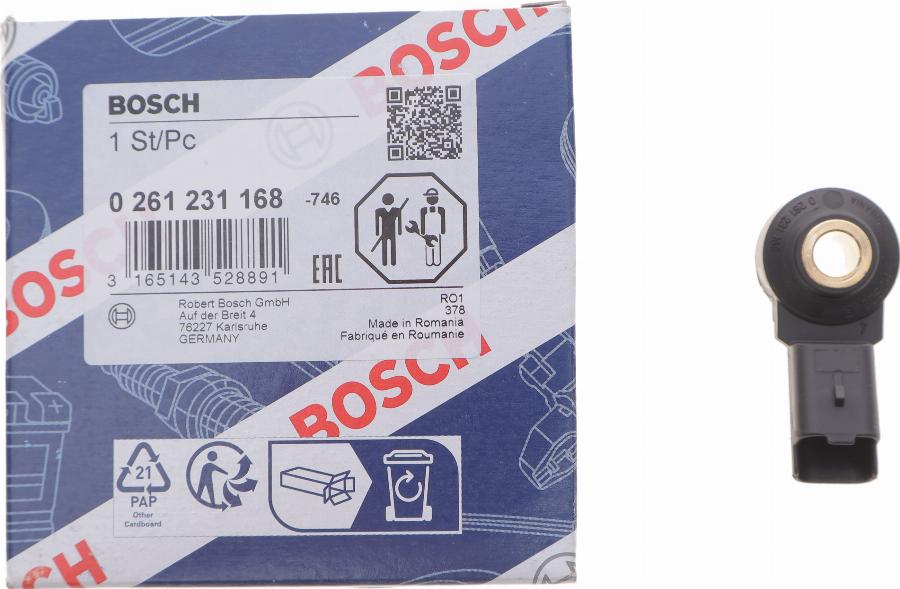 BOSCH 0 261 231 168 - Senor batai aaoparts.ro