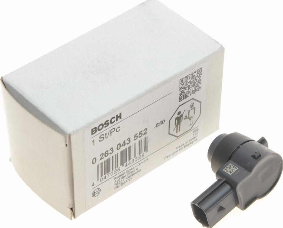 BOSCH 0 263 043 552 - Sensor, ajutor parcare aaoparts.ro