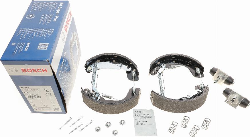 BOSCH 0 204 114 582 - Set saboti frana aaoparts.ro