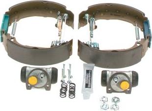 BOSCH 0 204 114 012 - Set saboti frana aaoparts.ro