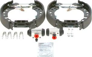 BOSCH 0 204 114 707 - Set saboti frana aaoparts.ro