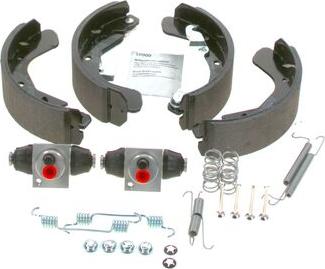 BOSCH 0 204 113 665 - Set saboti frana aaoparts.ro