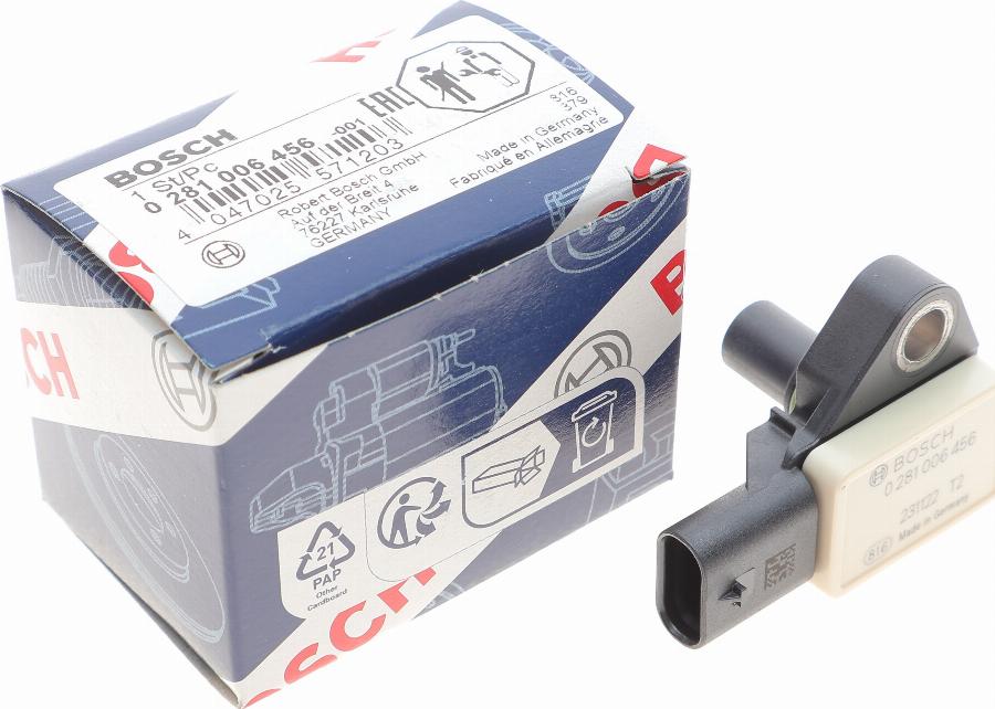 BOSCH 0 281 006 456 - Senzor,presiune supraalimentare aaoparts.ro