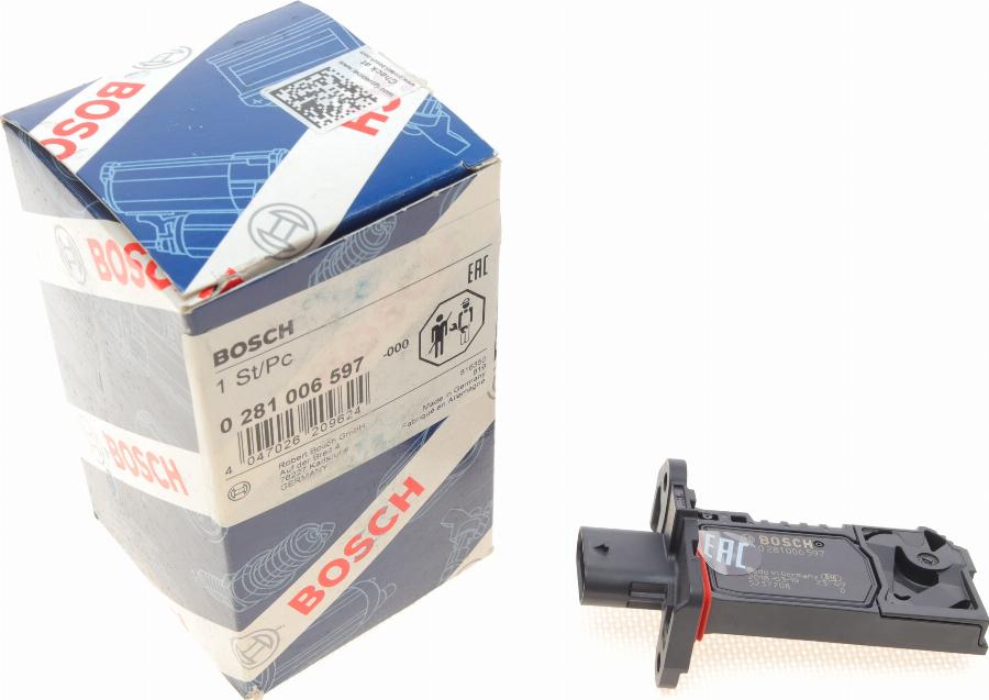 BOSCH 0 281 006 597 - Senzor debit aer aaoparts.ro