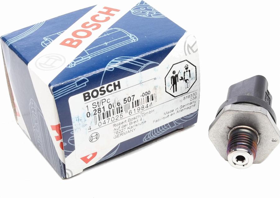 BOSCH 0 281 006 507 - Senzor, presiune combustibil aaoparts.ro