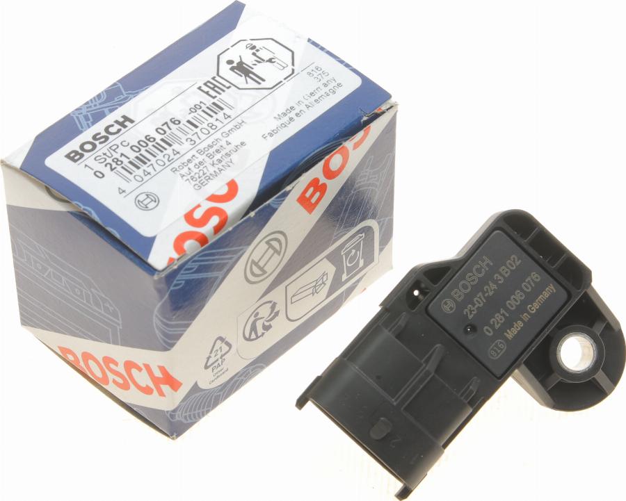 BOSCH 0 281 006 076 - Senzor,presiune supraalimentare aaoparts.ro