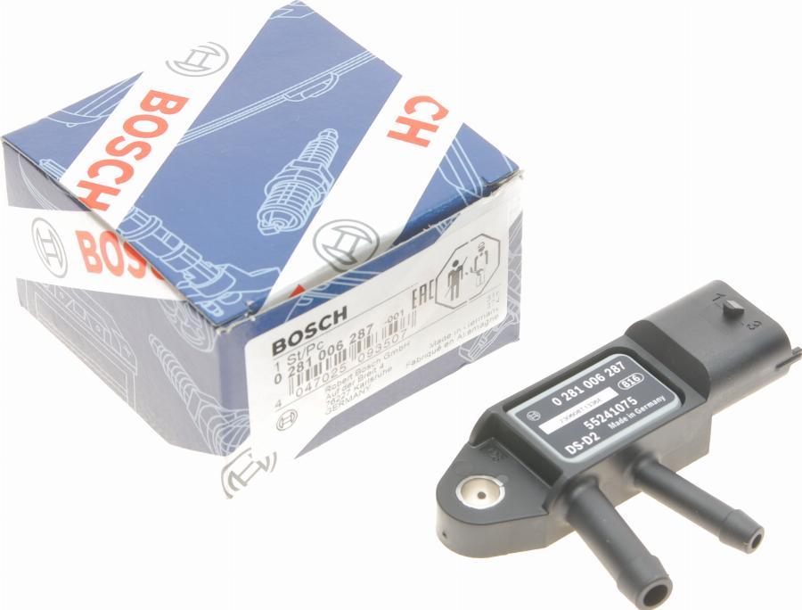 BOSCH 0 281 006 287 - Senzor, presiune gaze evacuare aaoparts.ro