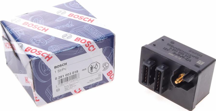 BOSCH 0 281 003 018 - Unitate de control,bujii incandescente aaoparts.ro