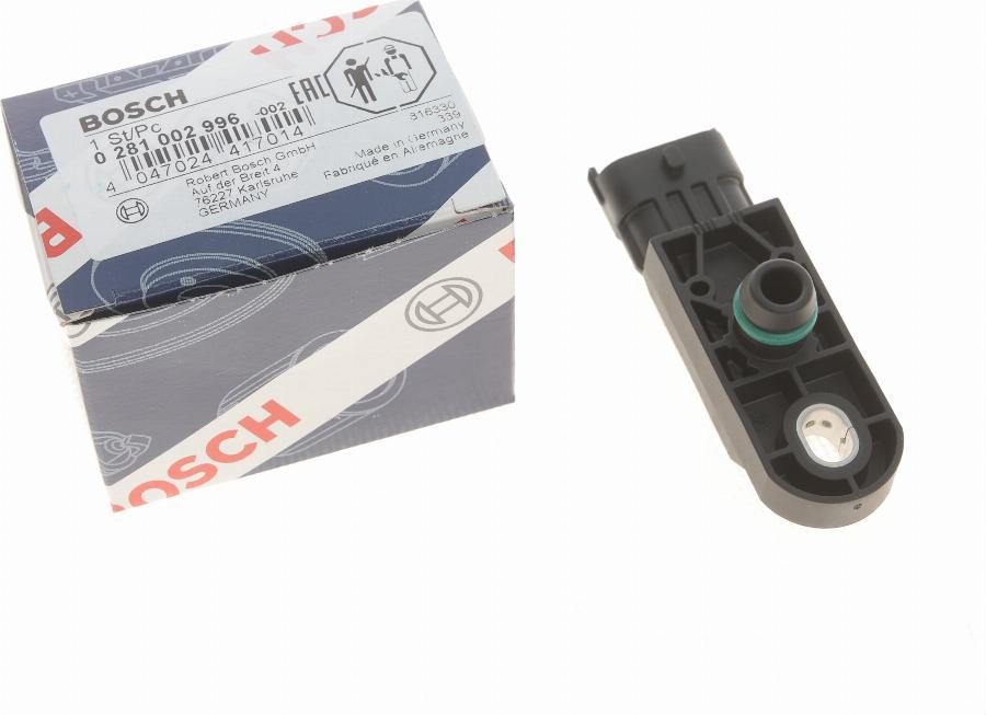 BOSCH 0 281 002 996 - Senzor,presiune supraalimentare aaoparts.ro