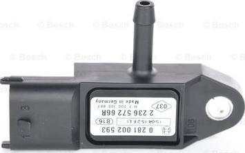 BOSCH 0 281 002 593 - Senzor,presiune supraalimentare aaoparts.ro