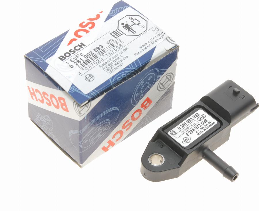 BOSCH 0 281 002 593 - Senzor,presiune supraalimentare aaoparts.ro