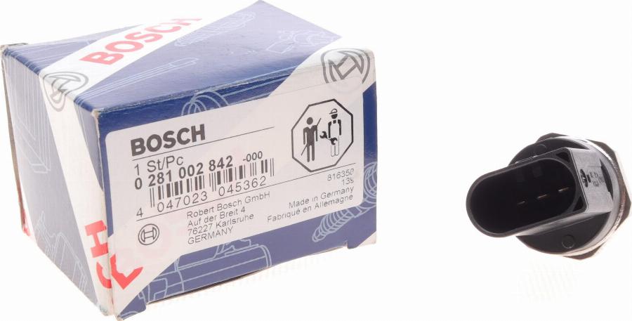 BOSCH 0 281 002 842 - Senzor, presiune combustibil aaoparts.ro