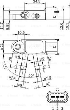 BOSCH 0 281 002 772 - Senzor, presiune gaze evacuare aaoparts.ro