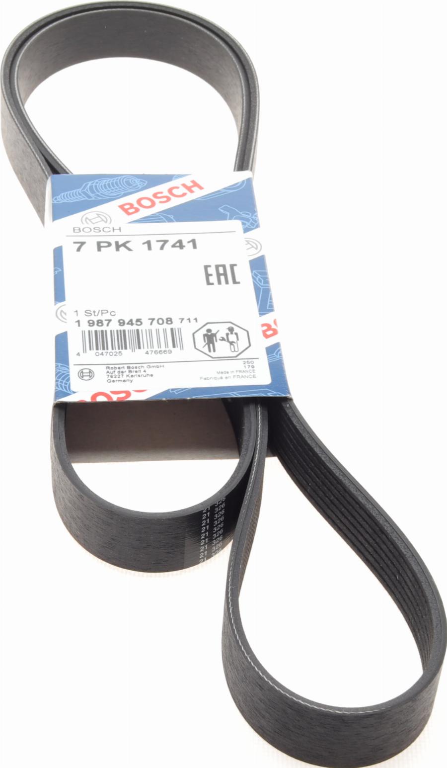 BOSCH 1 987 945 708 - Curea transmisie cu caneluri aaoparts.ro