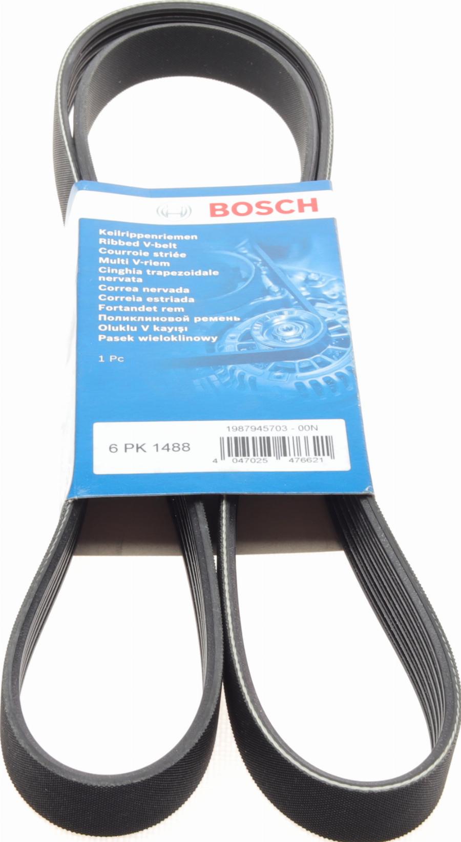 BOSCH 1 987 945 703 - Curea transmisie cu caneluri aaoparts.ro