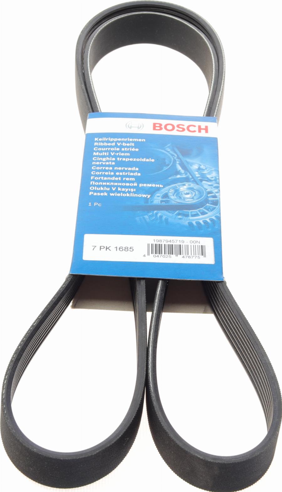 BOSCH 1 987 945 719 - Curea transmisie cu caneluri aaoparts.ro