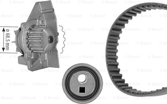 BOSCH 1 987 946 409 - Set pompa apa + curea dintata aaoparts.ro