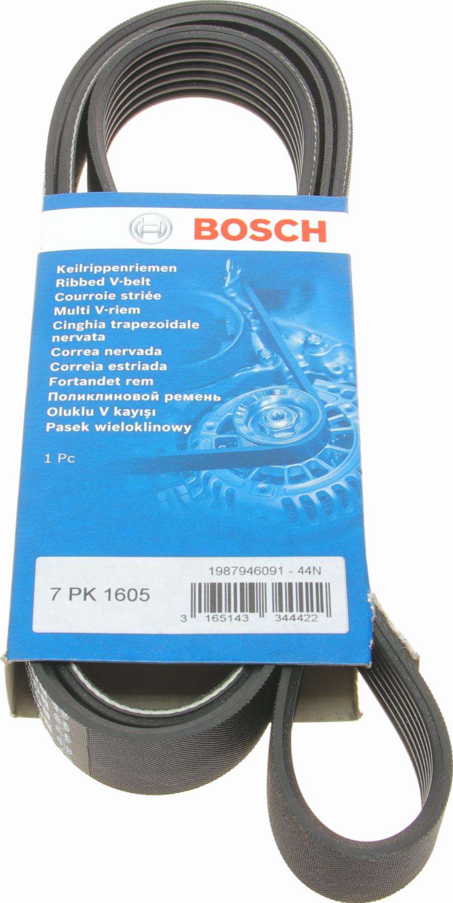 BOSCH 1 987 946 091 - Curea transmisie cu caneluri aaoparts.ro