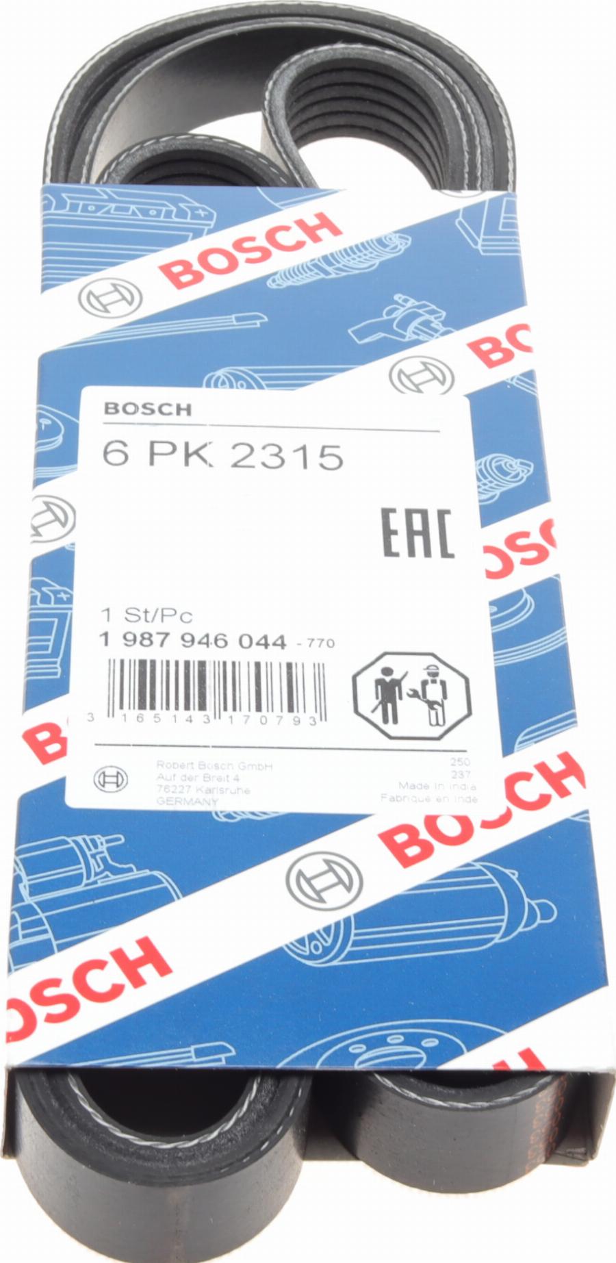 BOSCH 1 987 946 044 - Curea transmisie cu caneluri aaoparts.ro