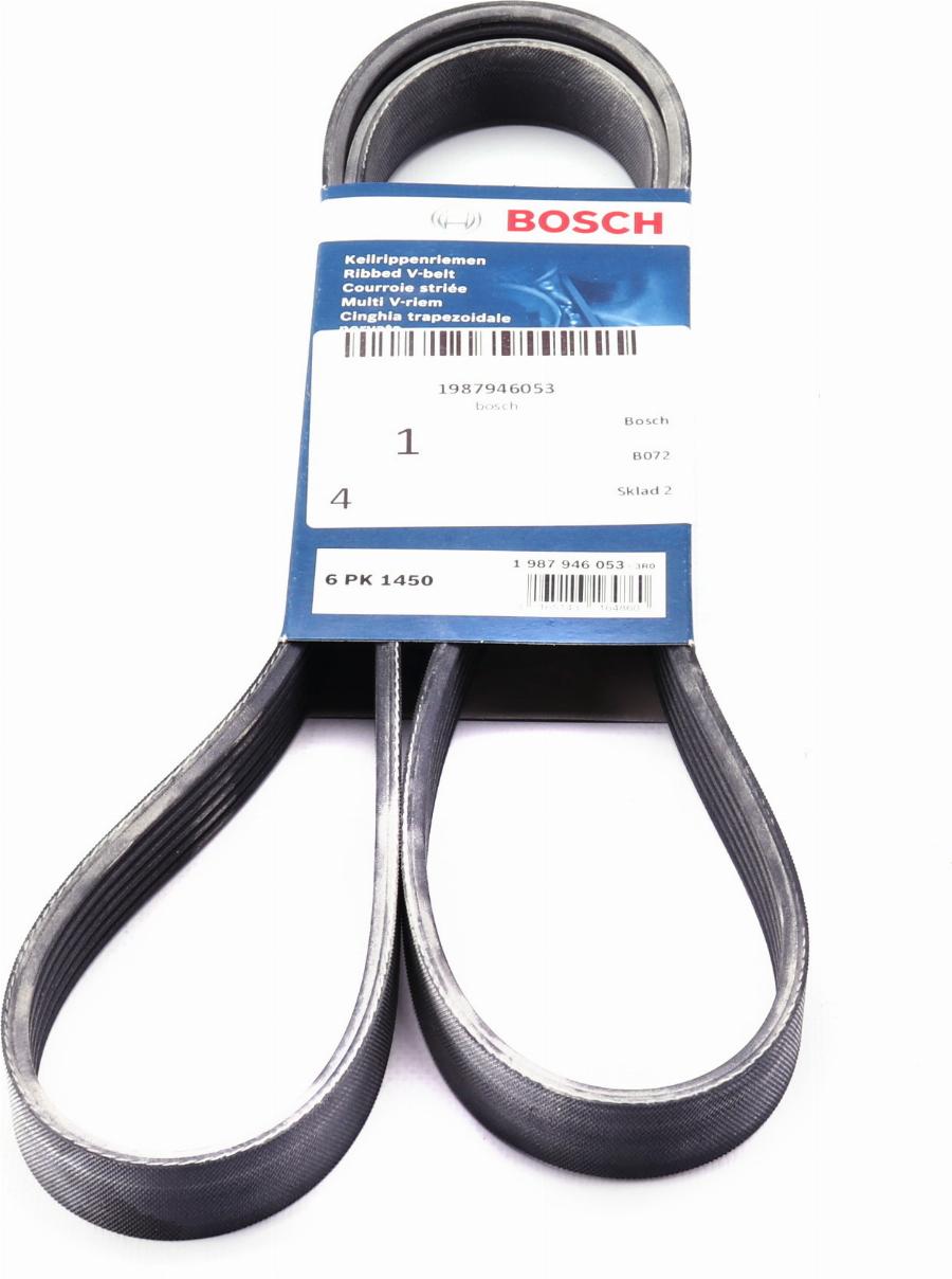 BOSCH 1 987 946 053 - Curea transmisie cu caneluri aaoparts.ro