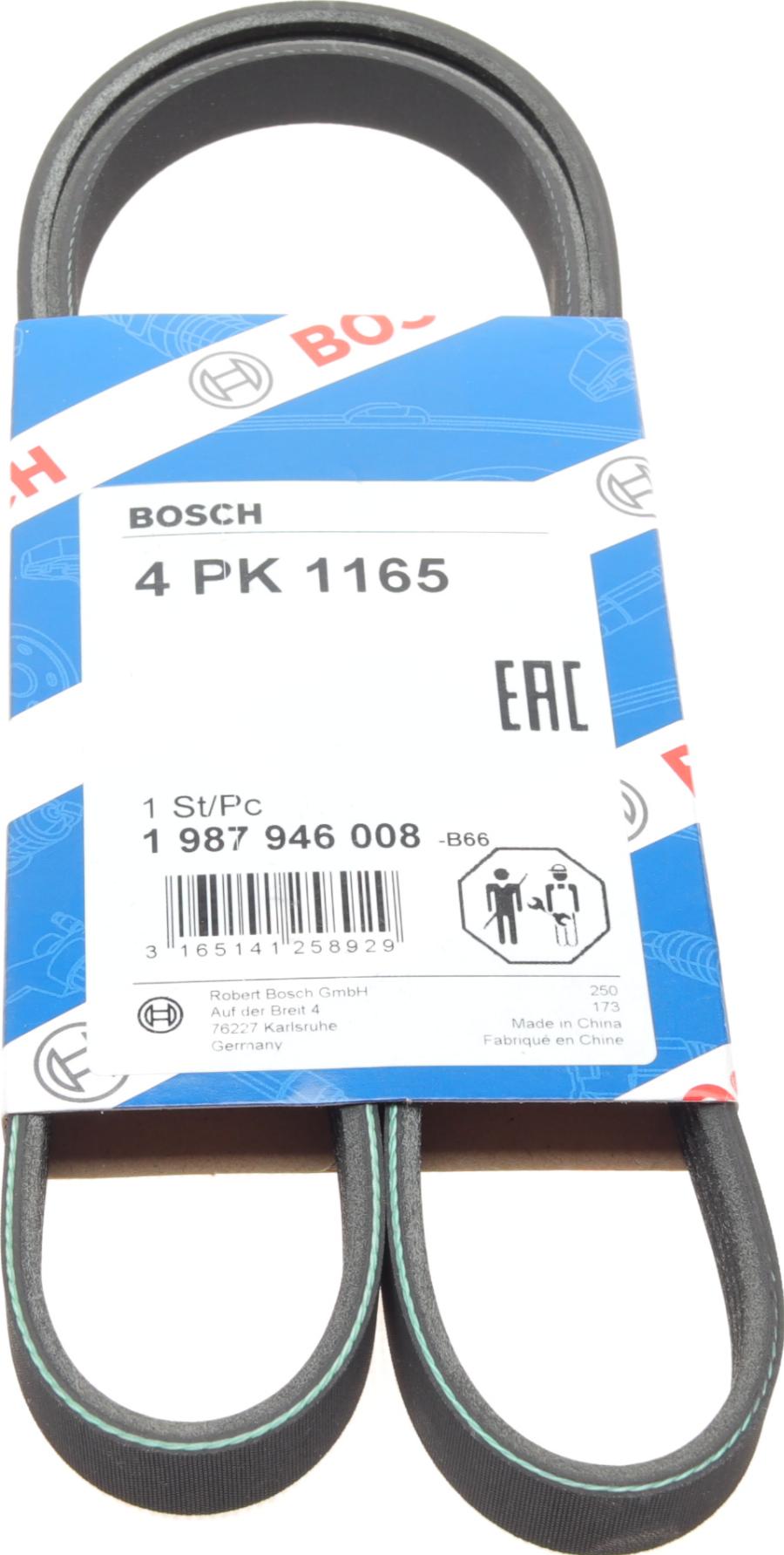 BOSCH 1 987 946 008 - Curea transmisie cu caneluri aaoparts.ro