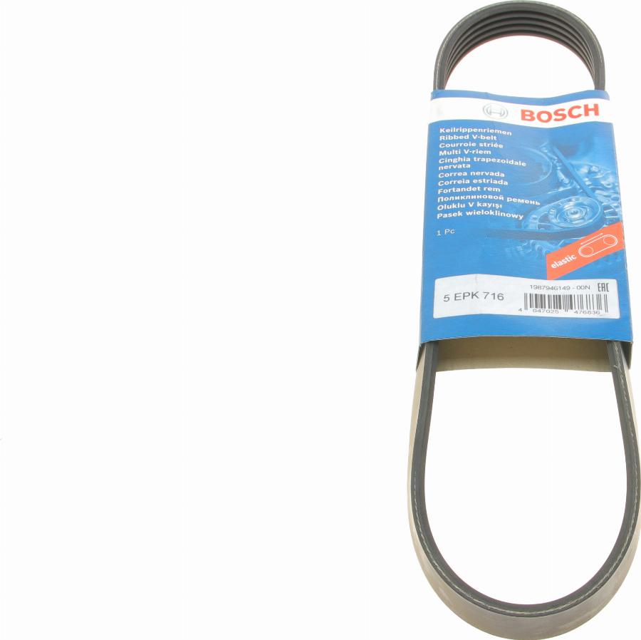 BOSCH 1 987 946 149 - Curea transmisie cu caneluri aaoparts.ro