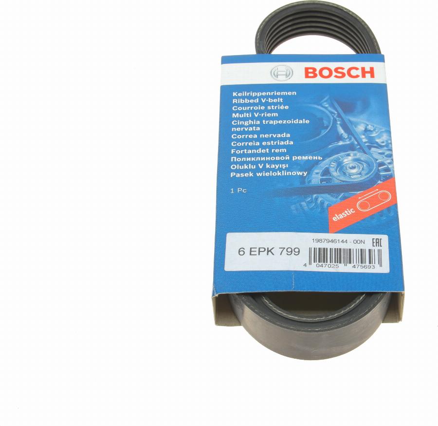 BOSCH 1 987 946 144 - Curea transmisie cu caneluri aaoparts.ro