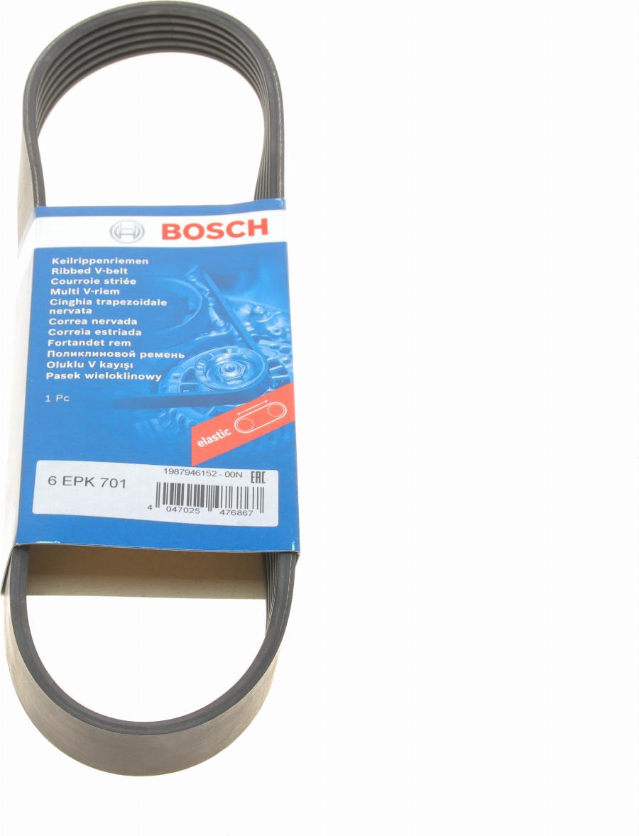 BOSCH 1 987 946 152 - Curea transmisie cu caneluri aaoparts.ro