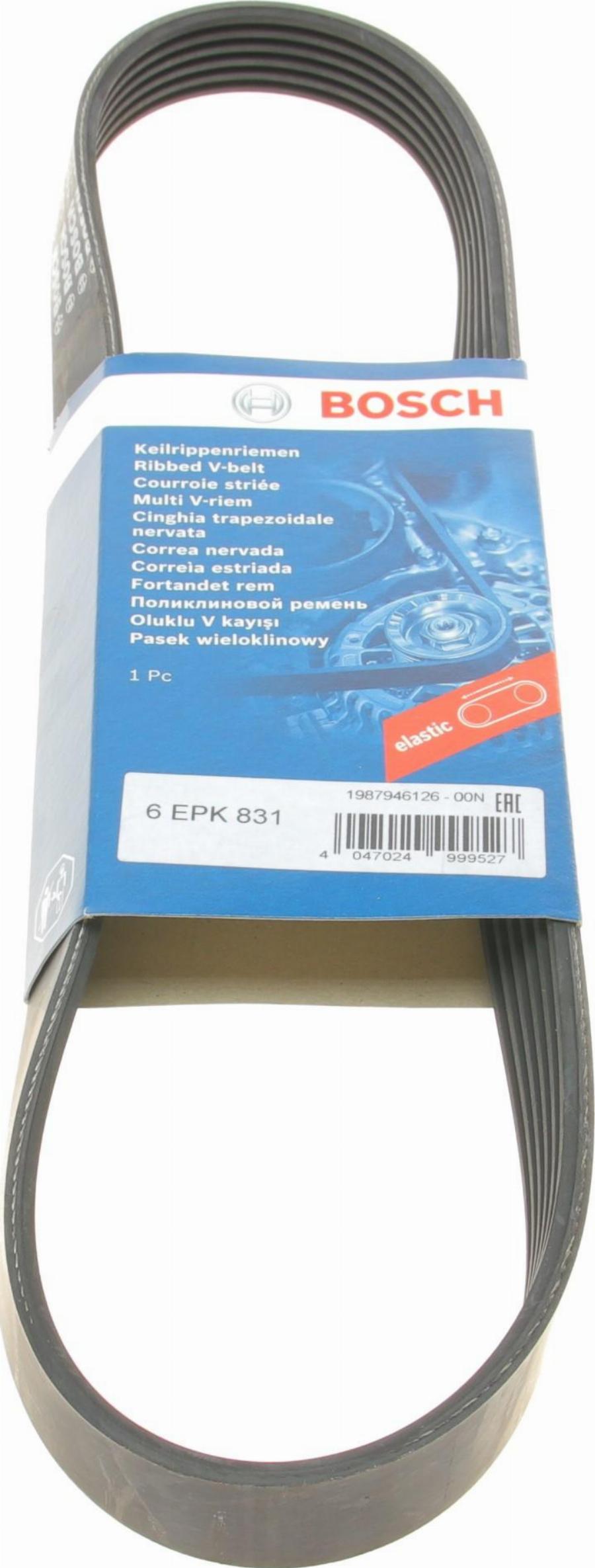 BOSCH 1 987 946 126 - Curea transmisie cu caneluri aaoparts.ro