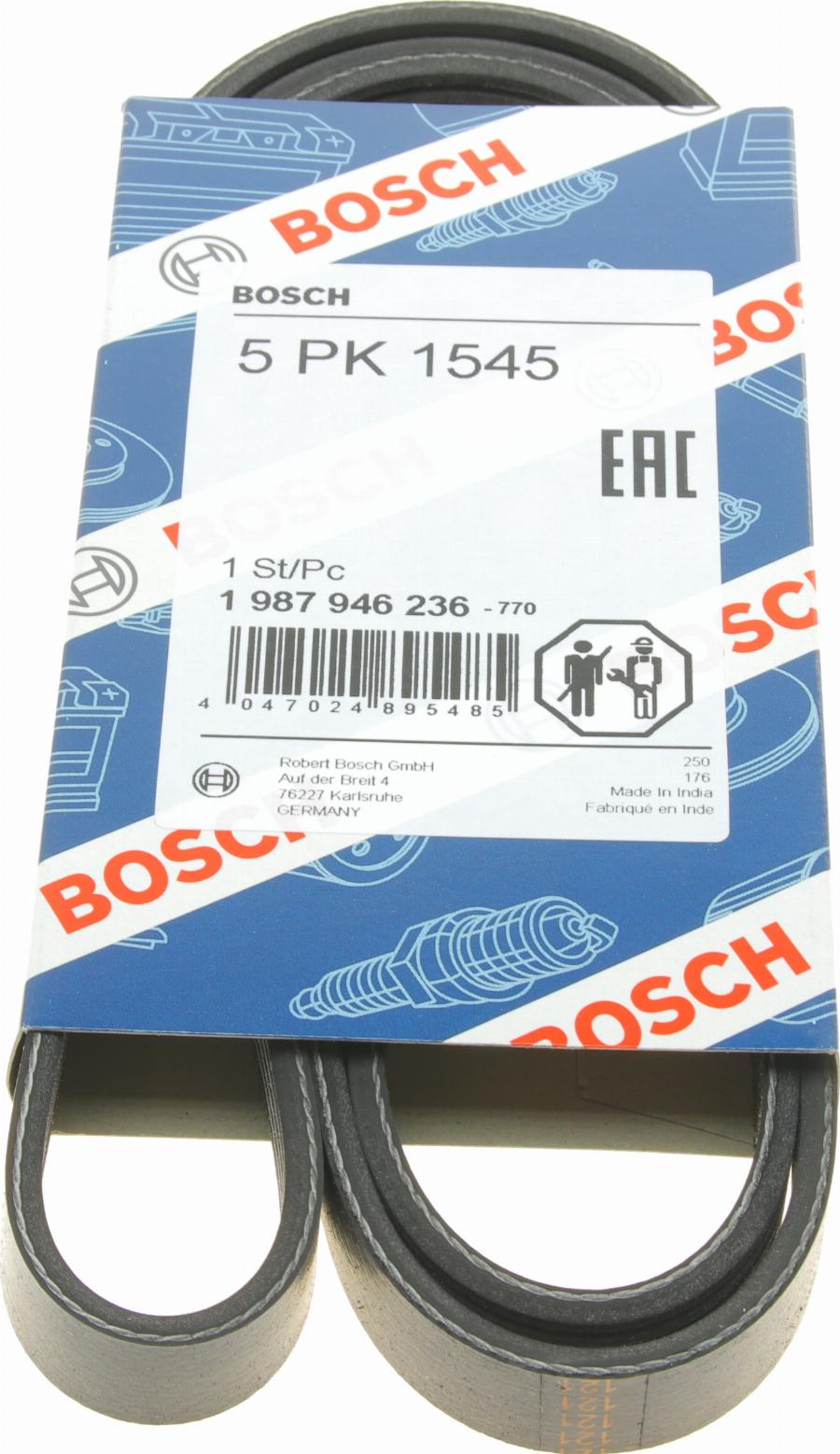 BOSCH 1 987 946 236 - Curea transmisie cu caneluri aaoparts.ro