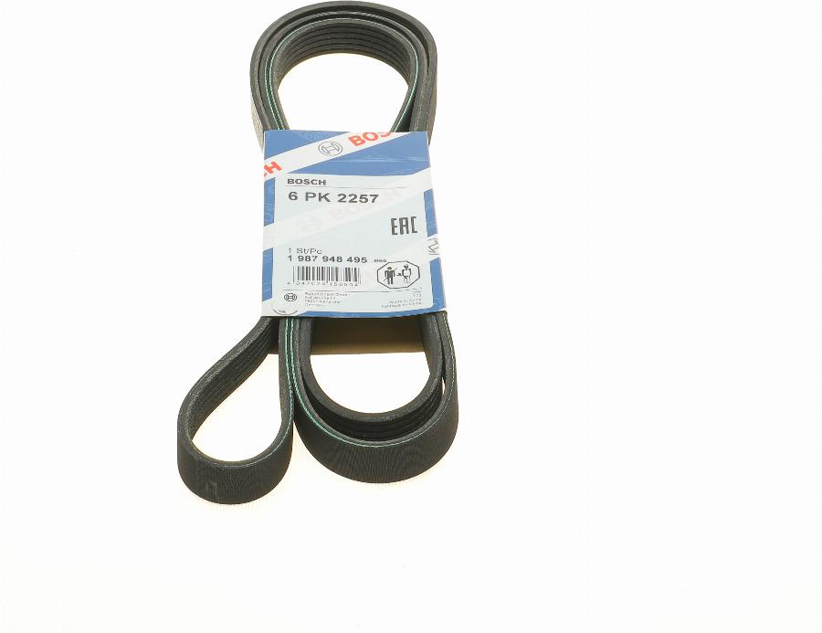 BOSCH 1 987 948 495 - Curea transmisie cu caneluri aaoparts.ro