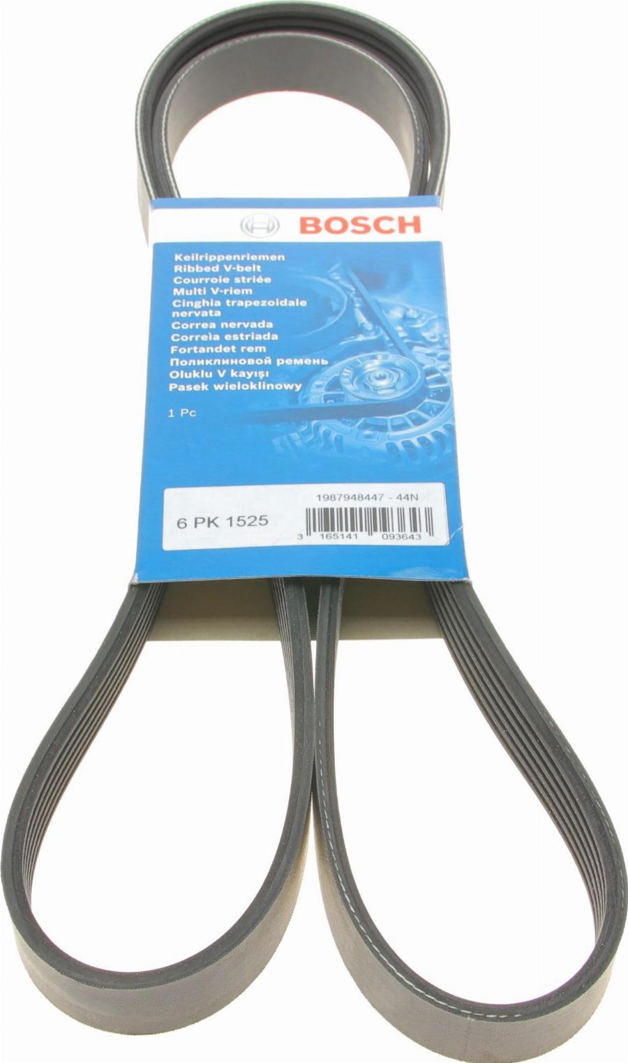 BOSCH 1 987 948 447 - Curea transmisie cu caneluri aaoparts.ro