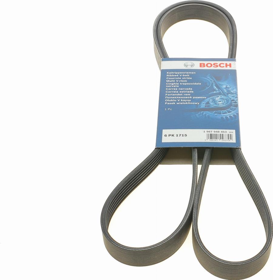 BOSCH 1 987 948 453 - Curea transmisie cu caneluri aaoparts.ro