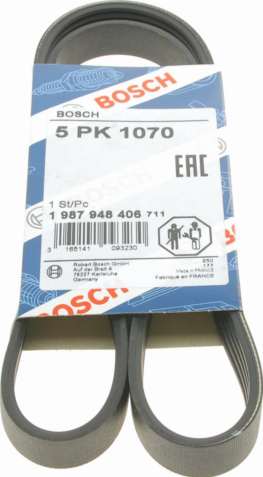 BOSCH 1 987 948 406 - Curea transmisie cu caneluri aaoparts.ro