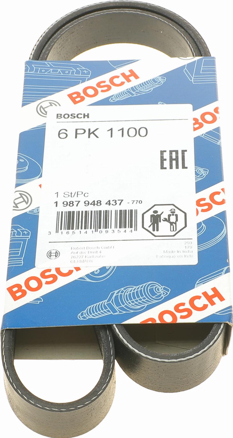 BOSCH 1 987 948 437 - Curea transmisie cu caneluri aaoparts.ro