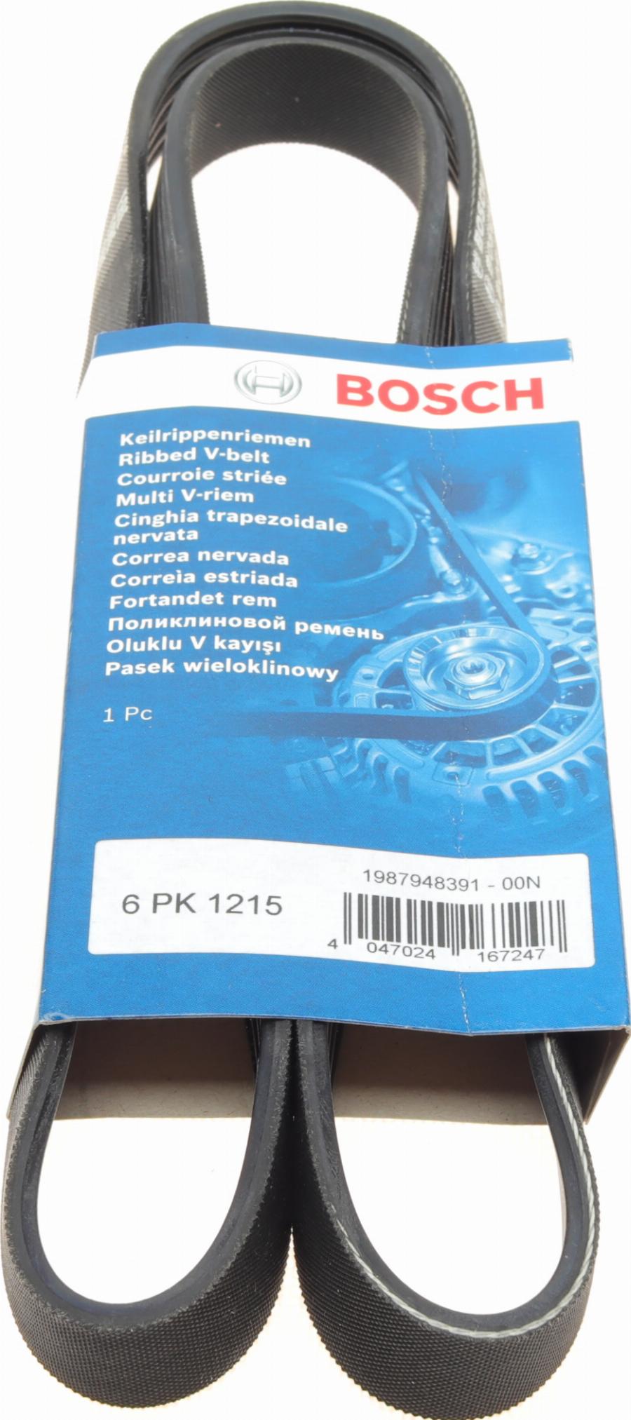 BOSCH 1 987 948 391 - Curea transmisie cu caneluri aaoparts.ro