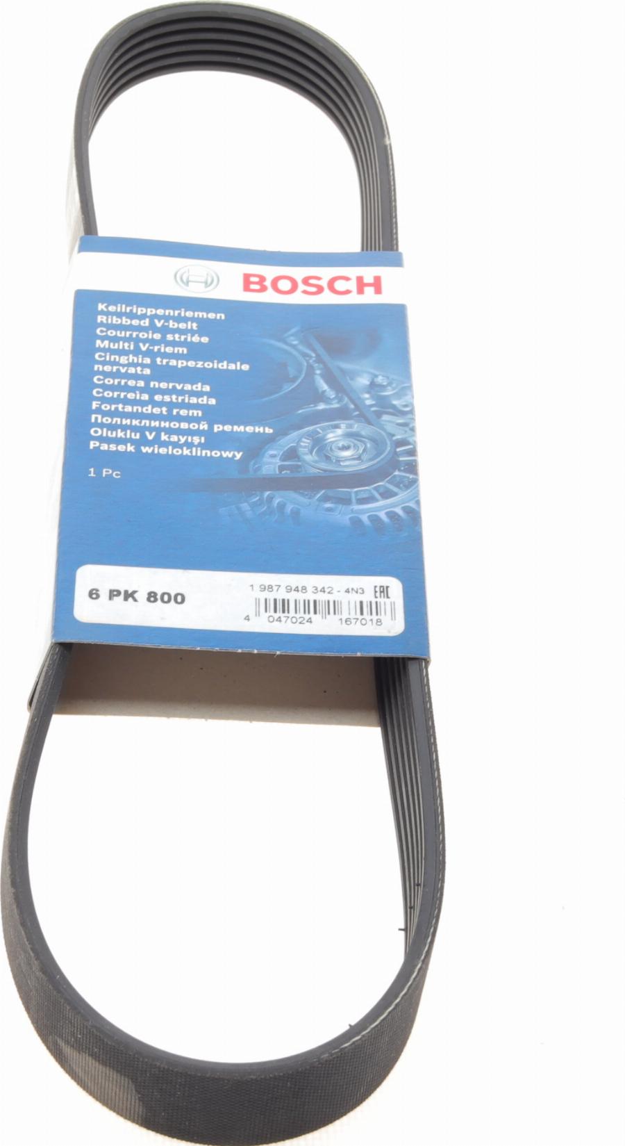 BOSCH 1 987 948 342 - Curea transmisie cu caneluri aaoparts.ro