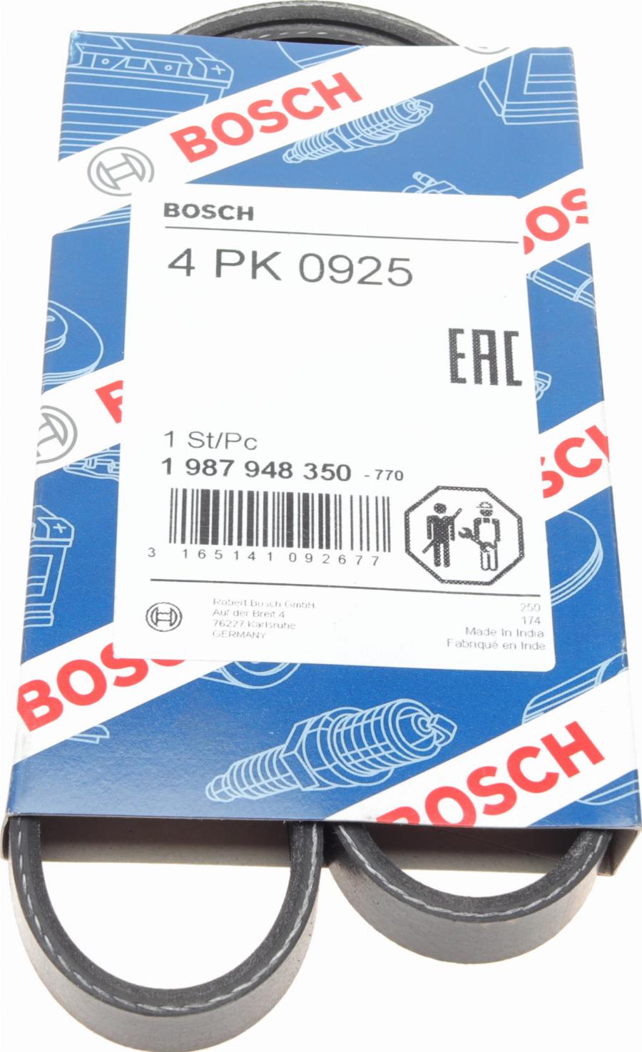 BOSCH 1 987 948 350 - Curea transmisie cu caneluri aaoparts.ro