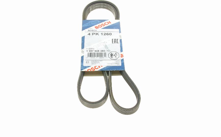 BOSCH 1 987 948 380 - Curea transmisie cu caneluri aaoparts.ro