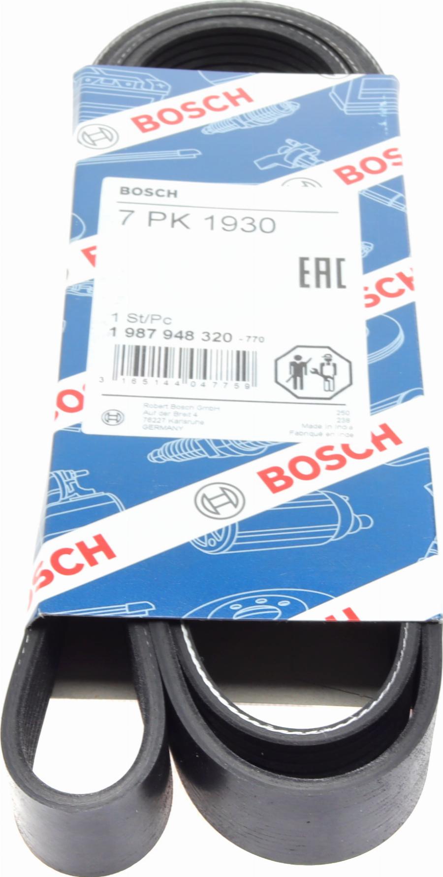 BOSCH 1 987 948 320 - Curea transmisie cu caneluri aaoparts.ro