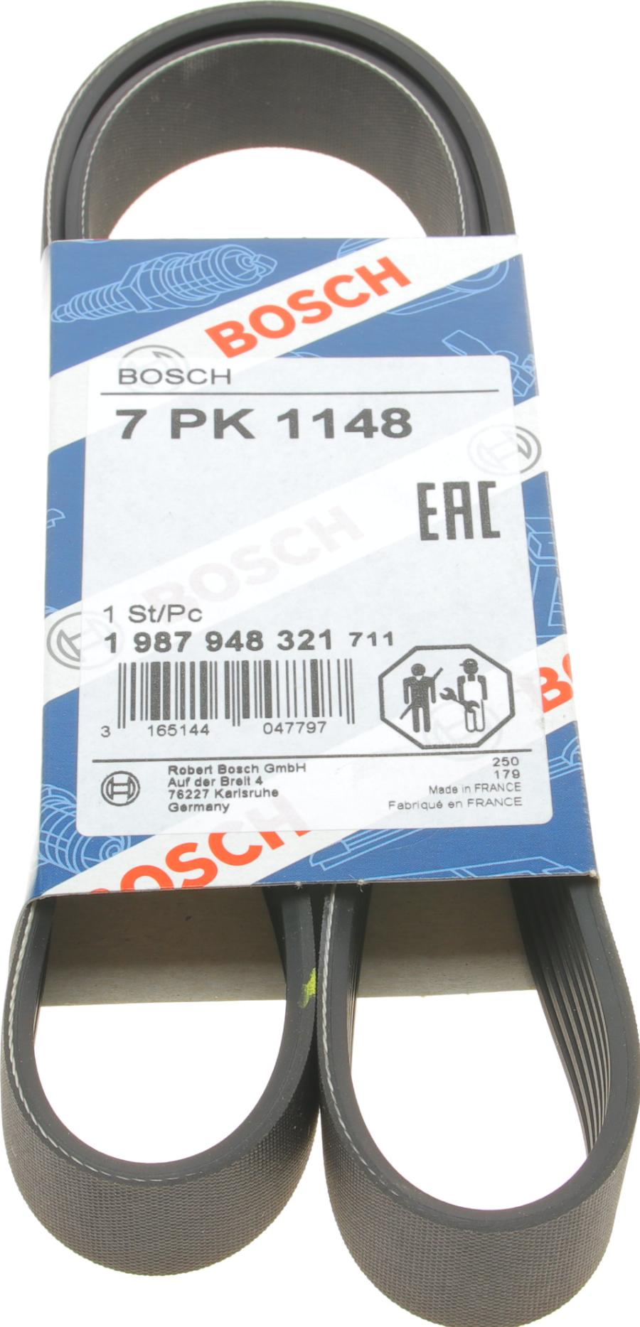 BOSCH 1 987 948 321 - Curea transmisie cu caneluri aaoparts.ro