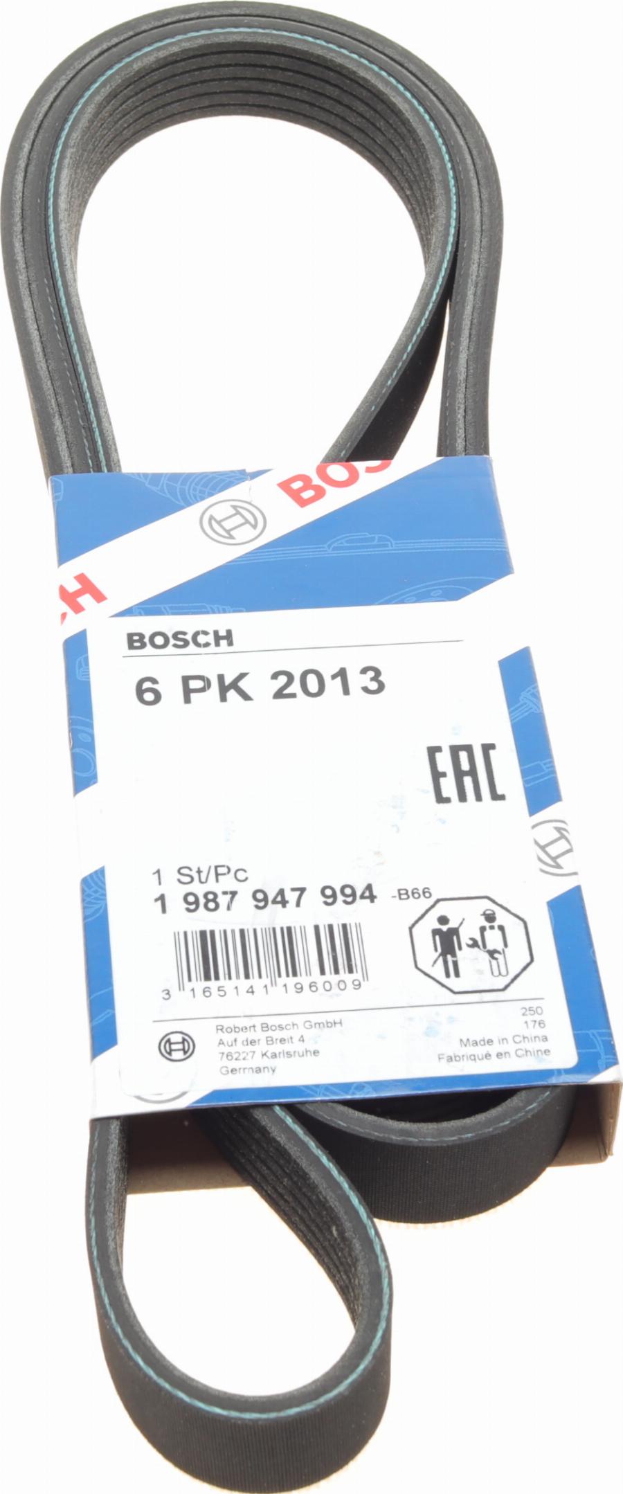 BOSCH 1 987 947 994 - Curea transmisie cu caneluri aaoparts.ro