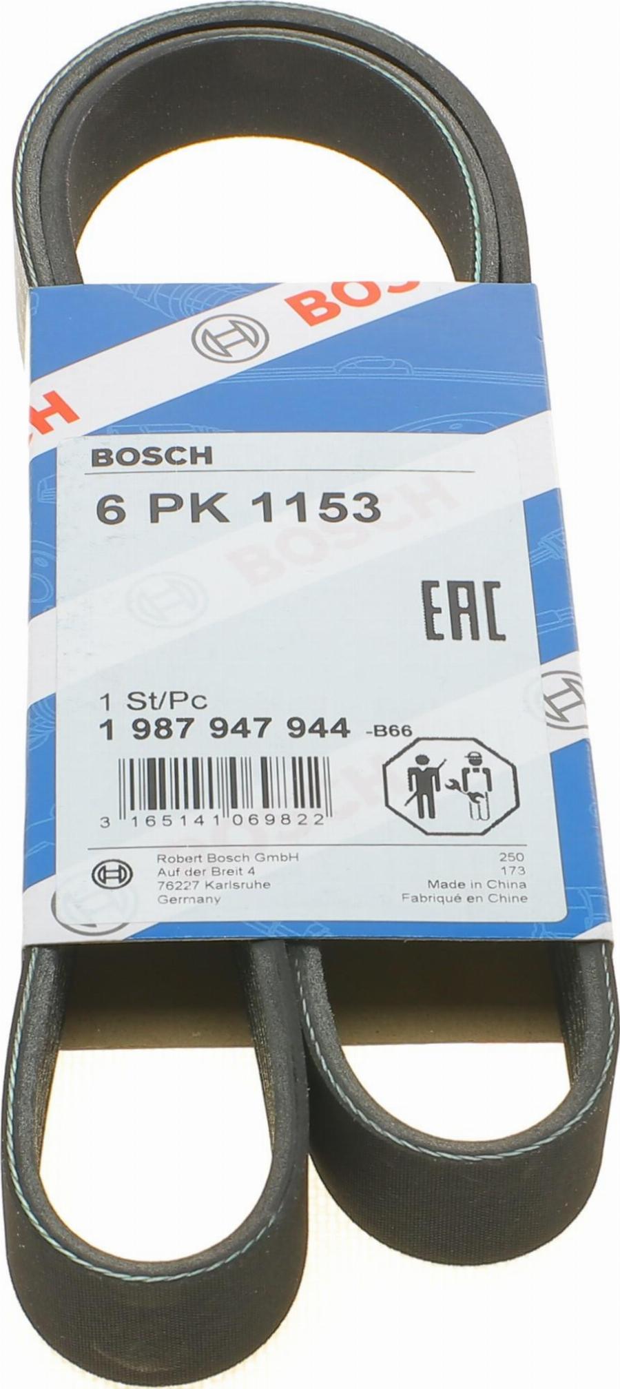 BOSCH 1 987 947 944 - Curea transmisie cu caneluri aaoparts.ro