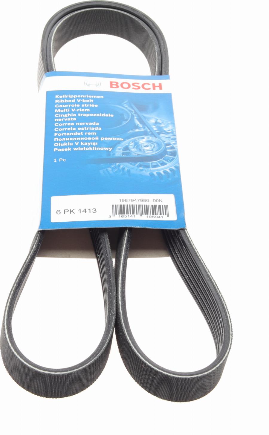 BOSCH 1 987 947 980 - Curea transmisie cu caneluri aaoparts.ro