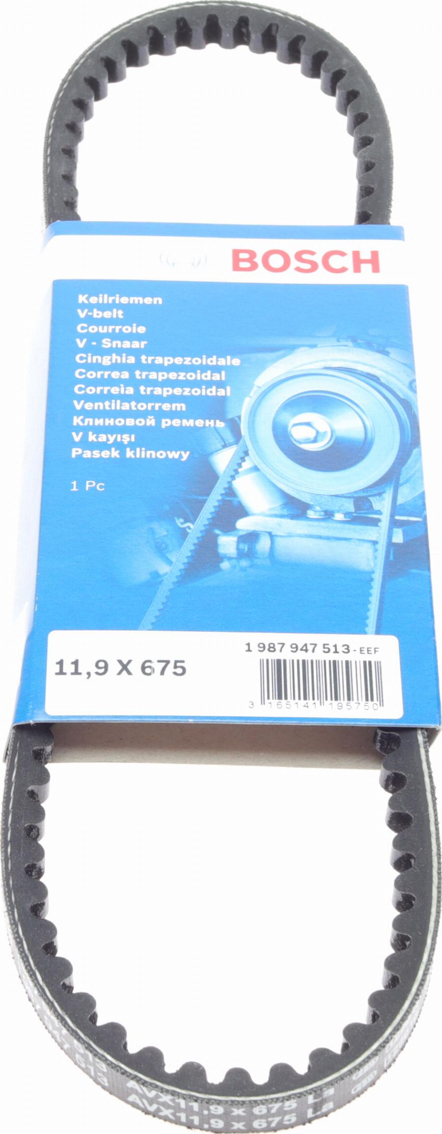 BOSCH 1 987 947 513 - Curea transmisie aaoparts.ro