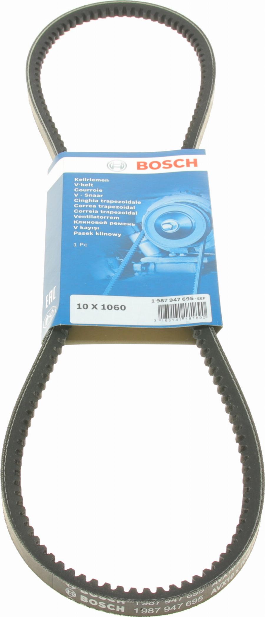 BOSCH 1 987 947 695 - Curea transmisie aaoparts.ro