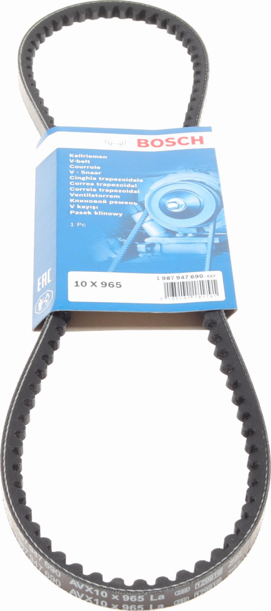 BOSCH 1 987 947 690 - Curea transmisie aaoparts.ro